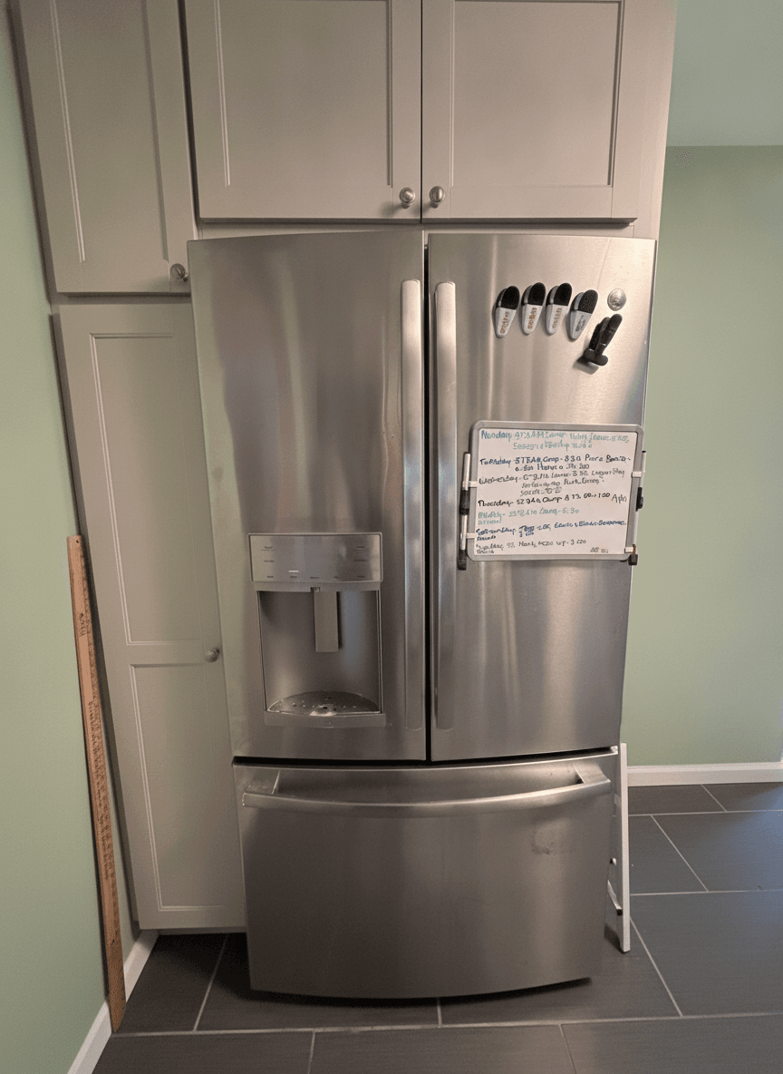GE Stainless Steel French Door Refrigerator with Bottom Freezer