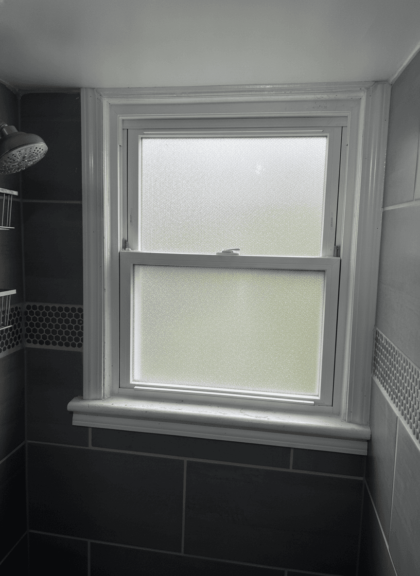 Window - Bathroom Shower Privacy